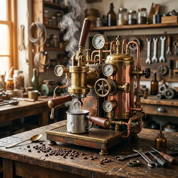 diy steampunk coffee maker