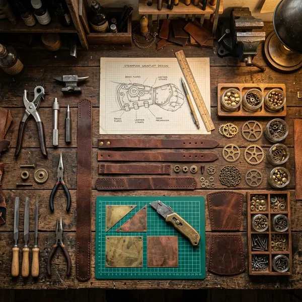 diy steampunk gauntlet
