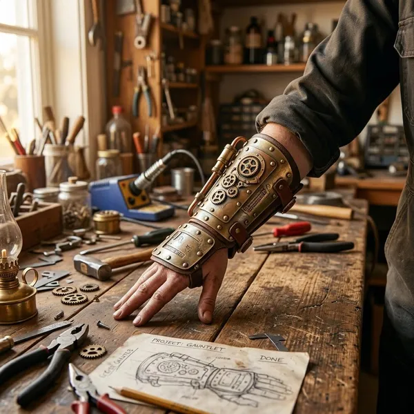 How to paint an aged metal finish