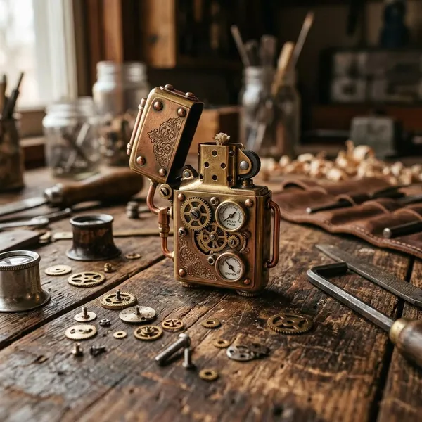 diy steampunk lighter