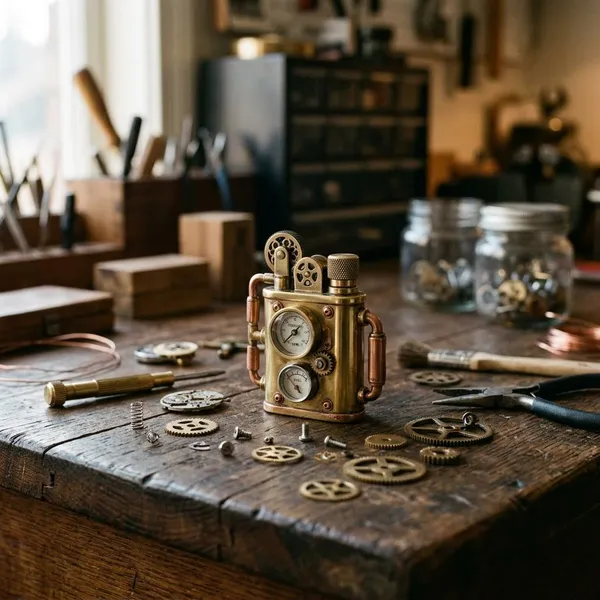 How to make a non-working steampunk prop