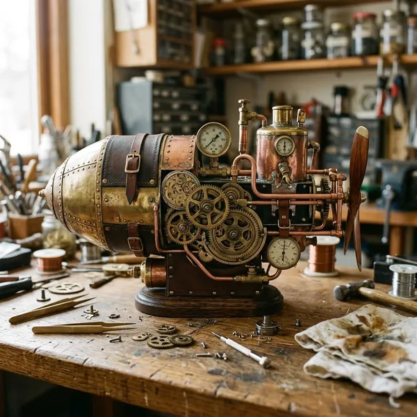 diy steampunk model