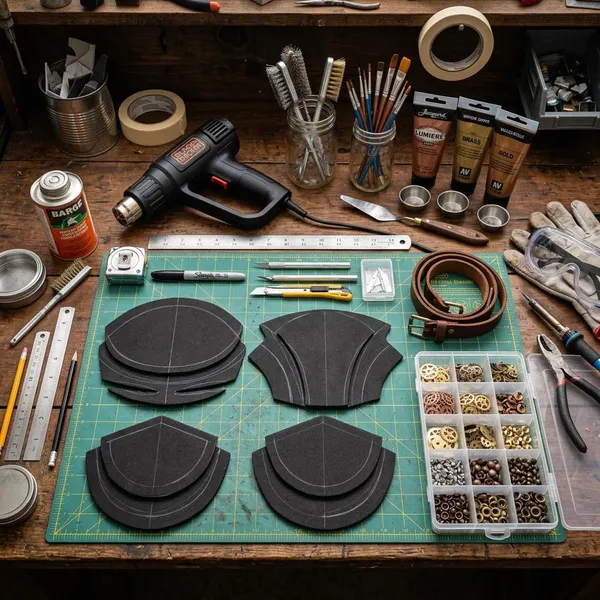 diy steampunk shoulder armor