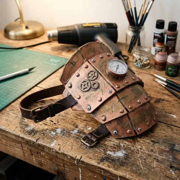 How to paint the armor like aged metal