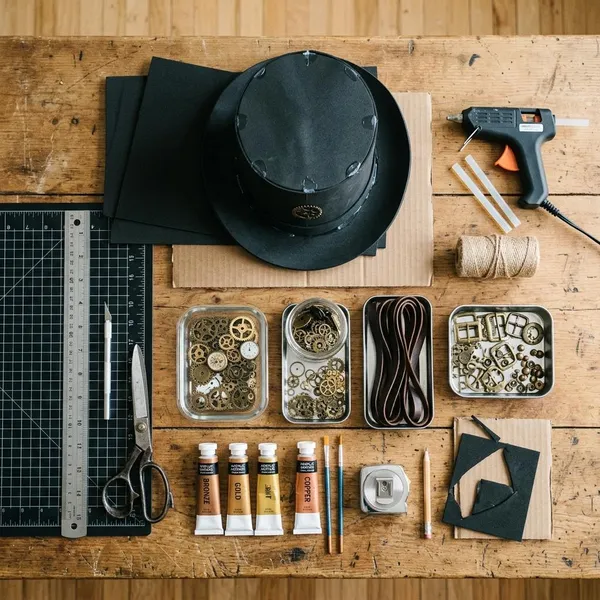how to make a steampunk top hat