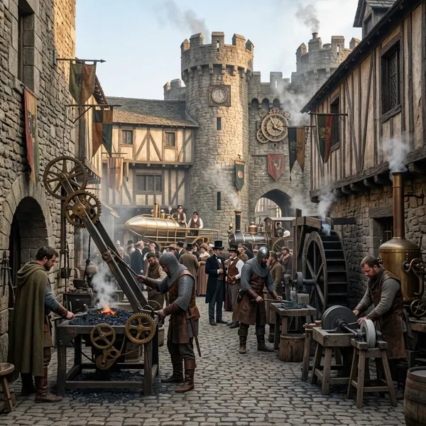medieval steampunk