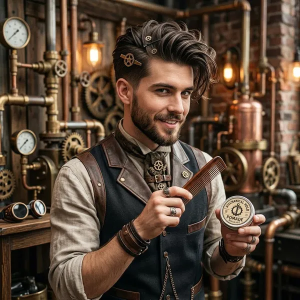 mens steampunk hairstyles