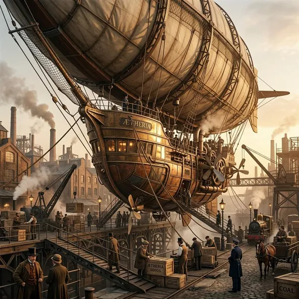 The history behind steampunk airships