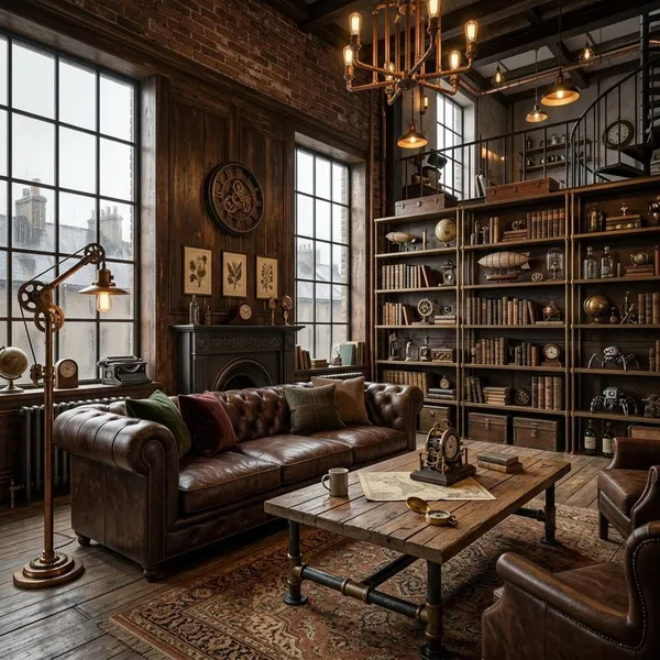 steampunk apartment ideas