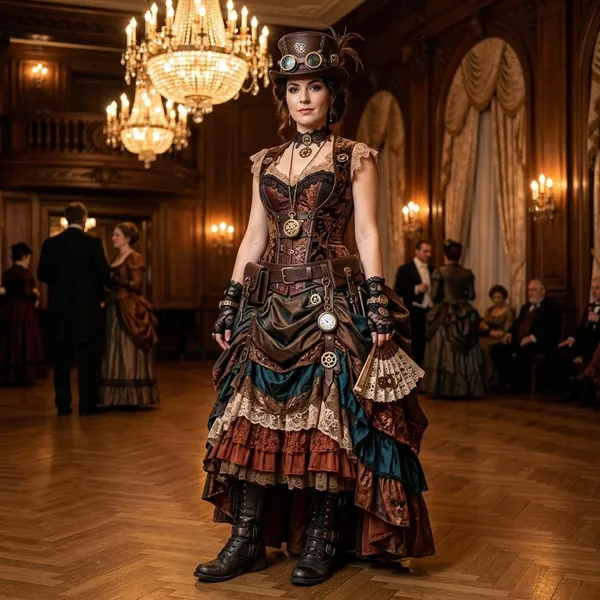 How to style a steampunk ball gown