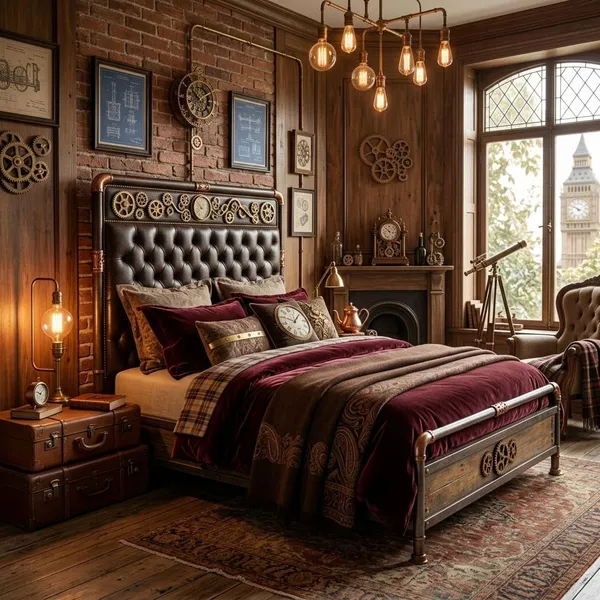 How to style steampunk bedding