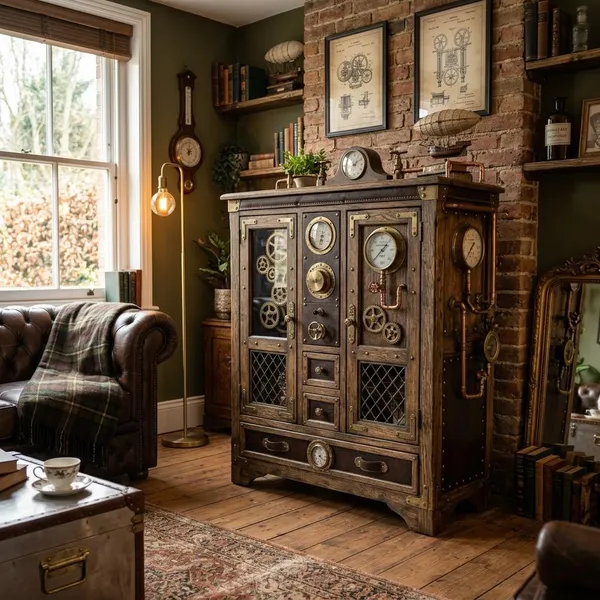 Popular steampunk cabinet styles