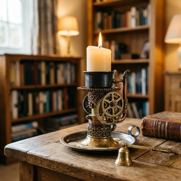 Which steampunk candle holder fits your space