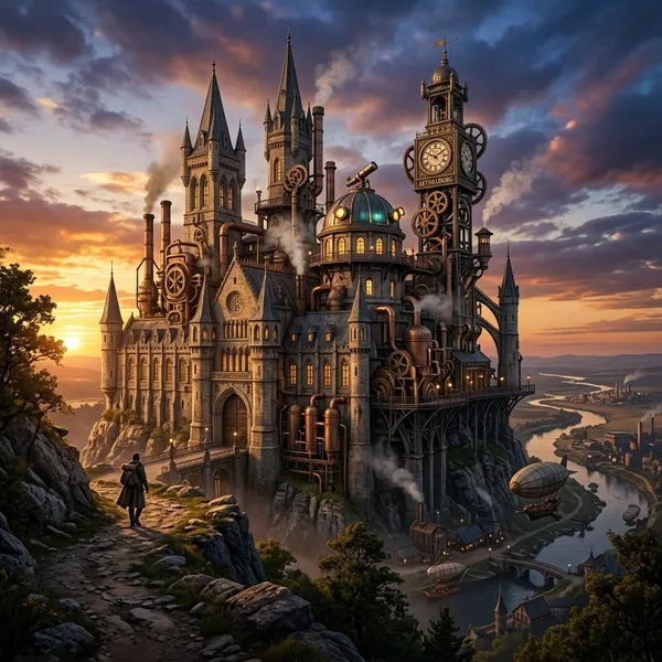 How to design your own steampunk castle