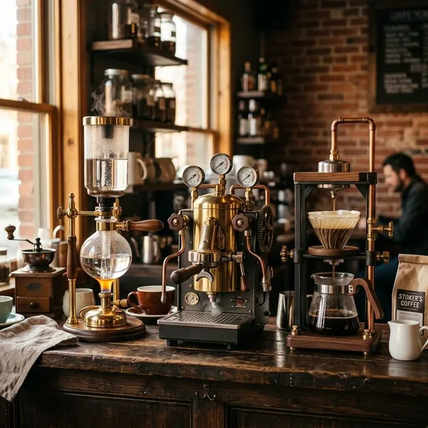steampunk coffee maker