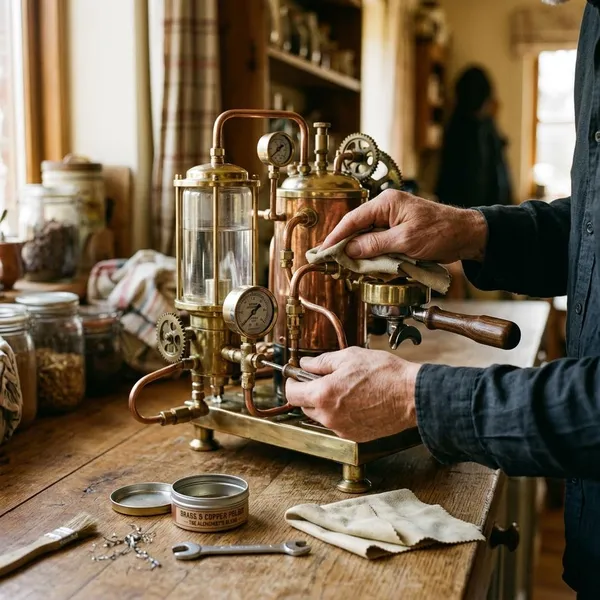How to care for a steampunk coffee maker