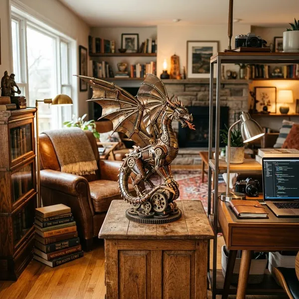 Which steampunk dragon statue fits your purpose