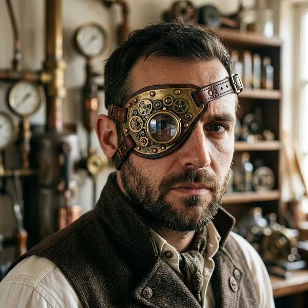 steampunk eye patch