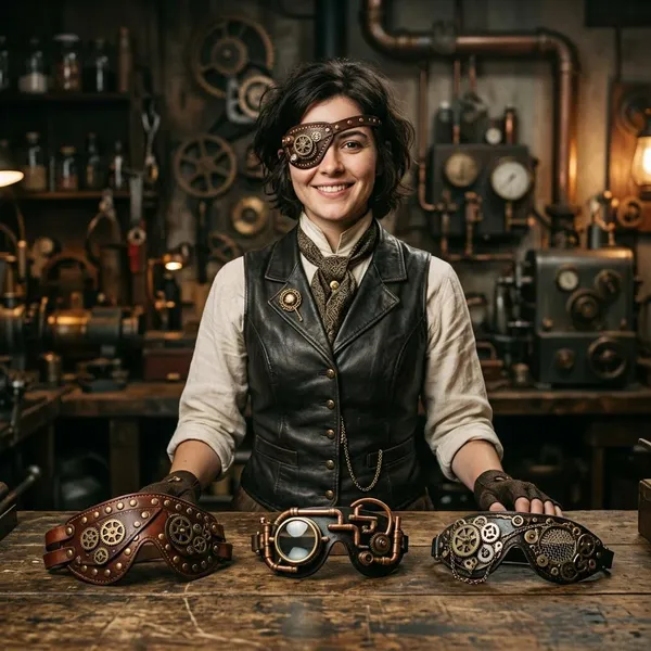 What makes an eye patch steampunk?