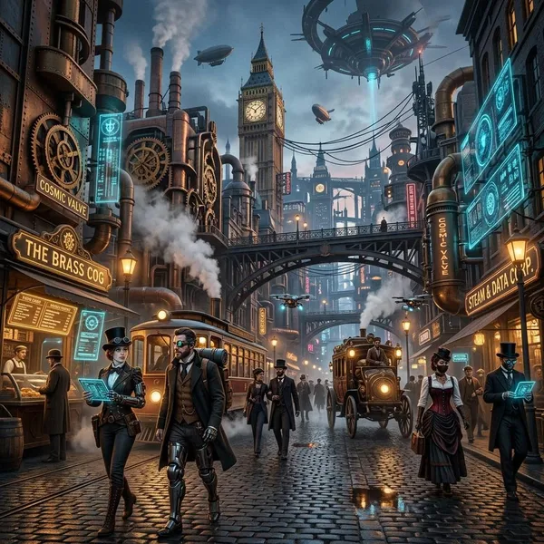 steampunk futurism