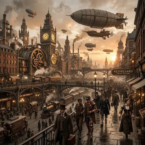 How steampunk futurism fits retro-futurism