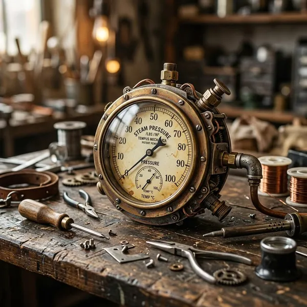 steampunk gauges