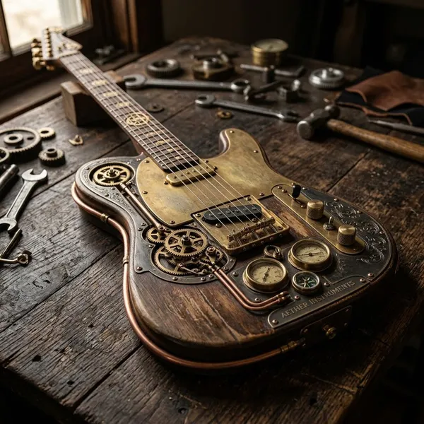 steampunk guitar