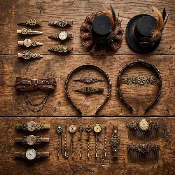 steampunk hair accessories
