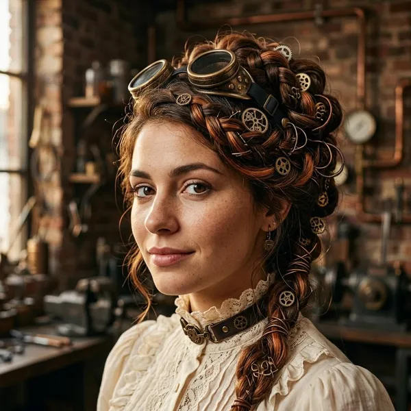 steampunk hairstyles