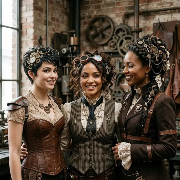 Popular steampunk hairstyle ideas