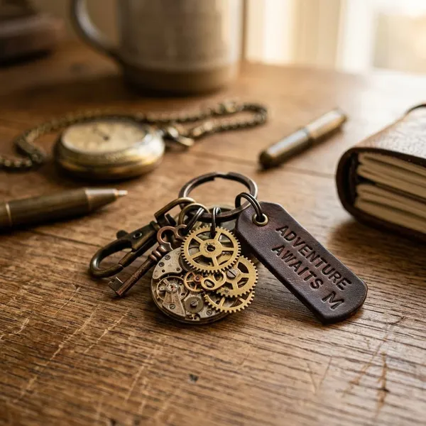 How to make a steampunk keychain