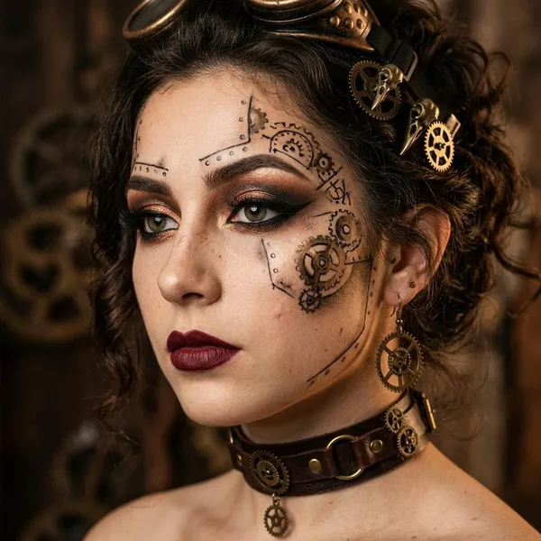 steampunk makeup