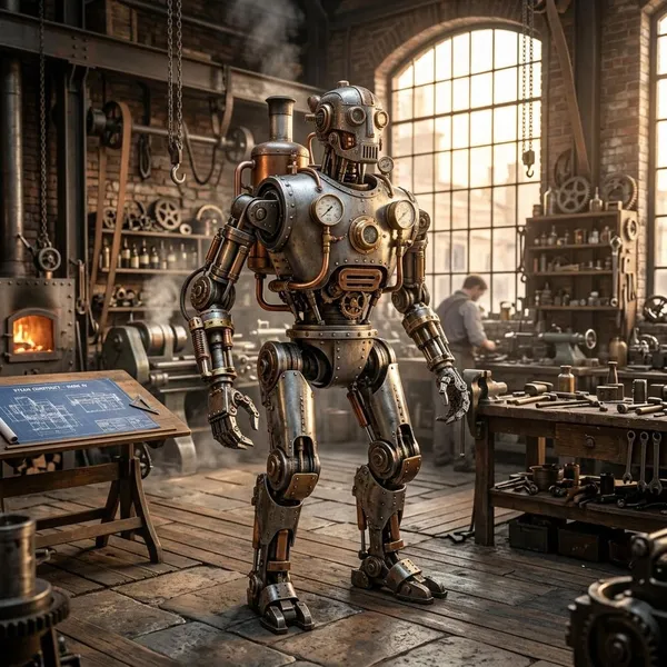 How steampunk mechs work in fiction