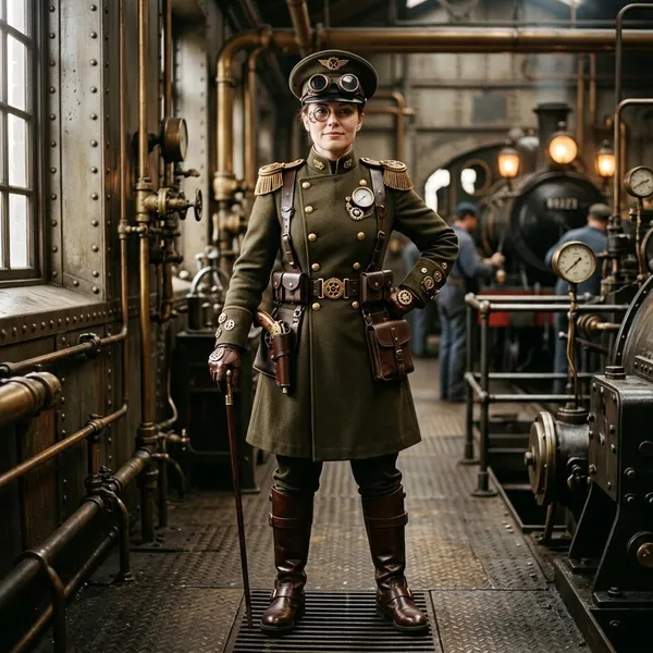 steampunk military uniforms