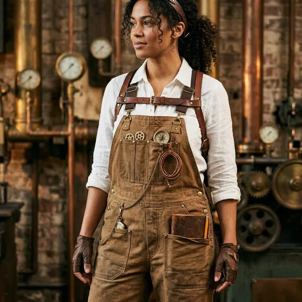 steampunk overalls