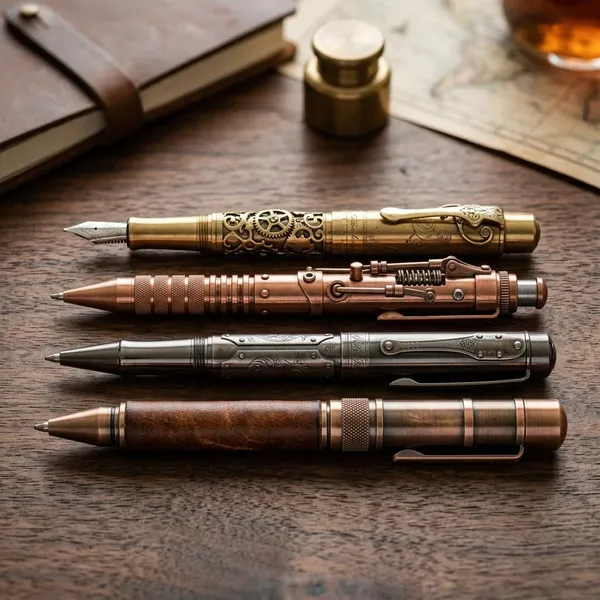 What makes a pen steampunk?