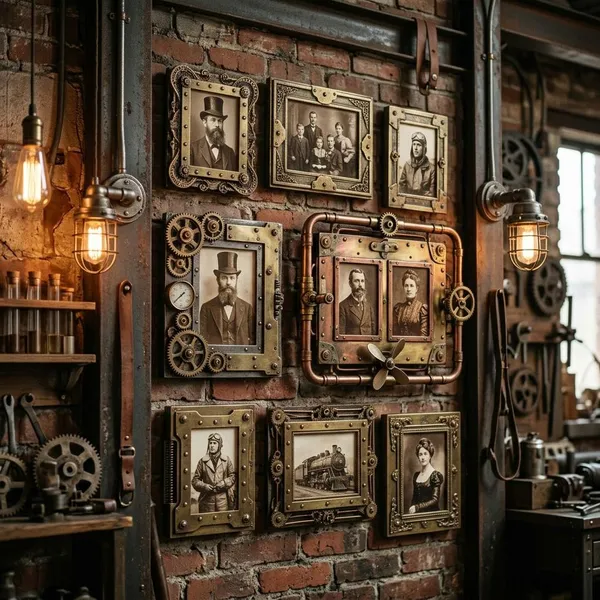 How to make a DIY steampunk picture frame