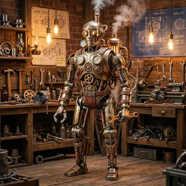 steampunk robot