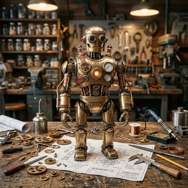 Where steampunk robots are used