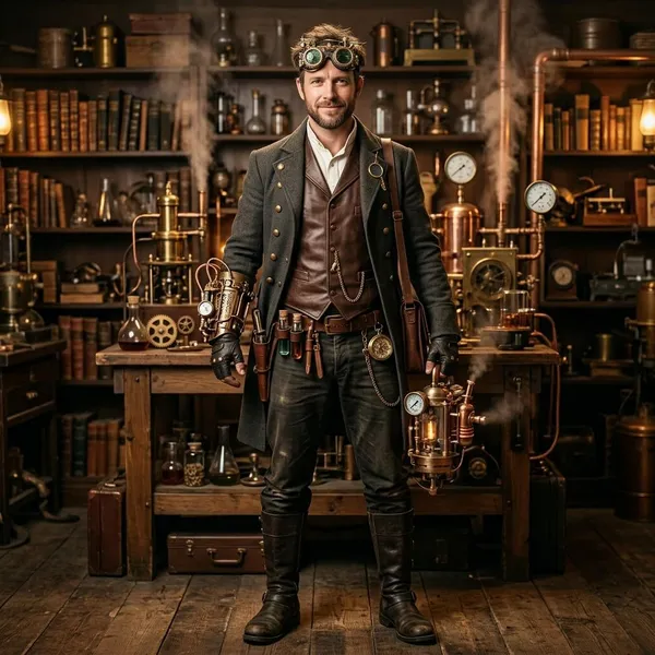Essential steampunk scientist accessories