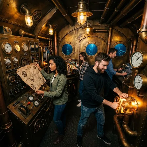 steampunk submarine