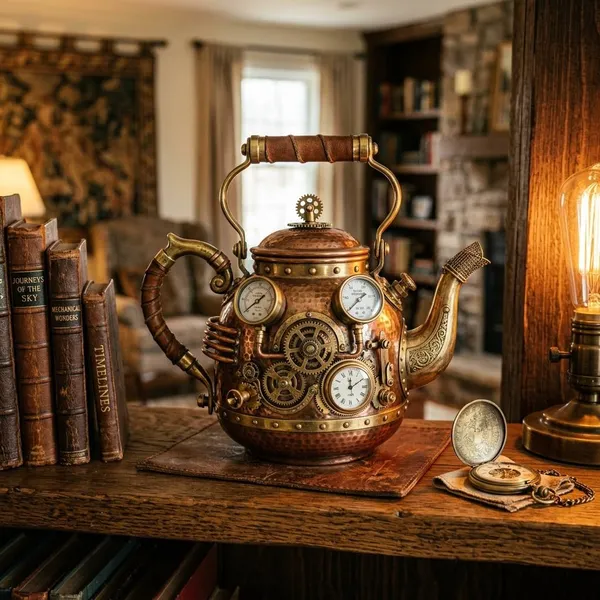 Best materials for steampunk teapots