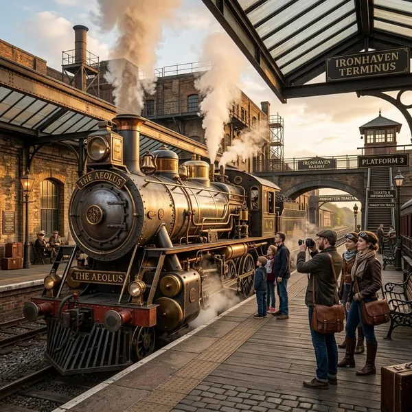 Where to find steampunk trains
