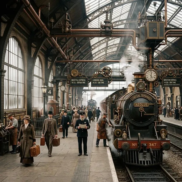 How to build your own steampunk train station