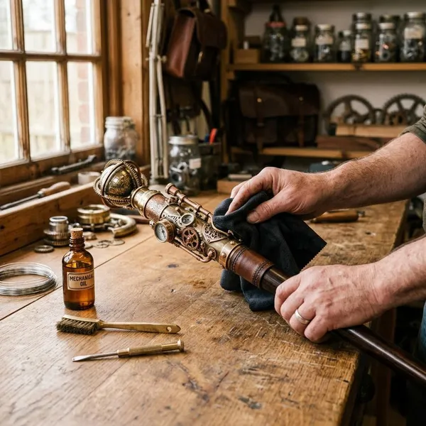 How to customize a steampunk walking stick