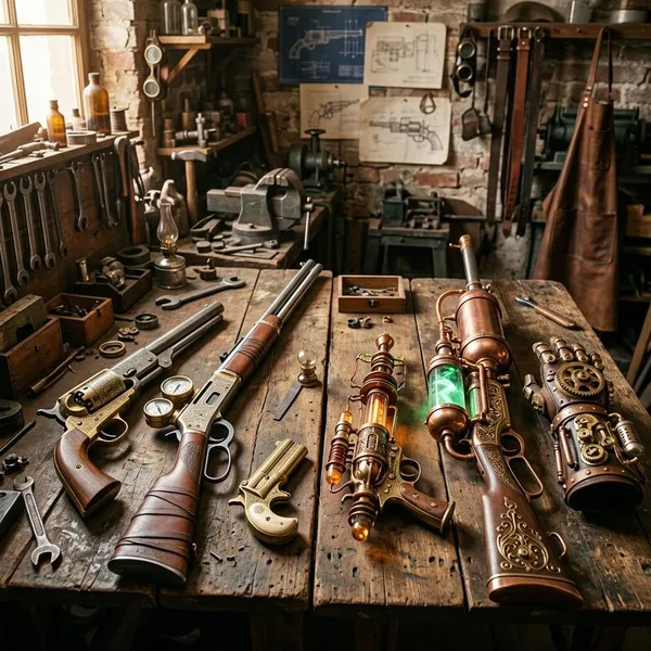 How to design a steampunk weapon prop