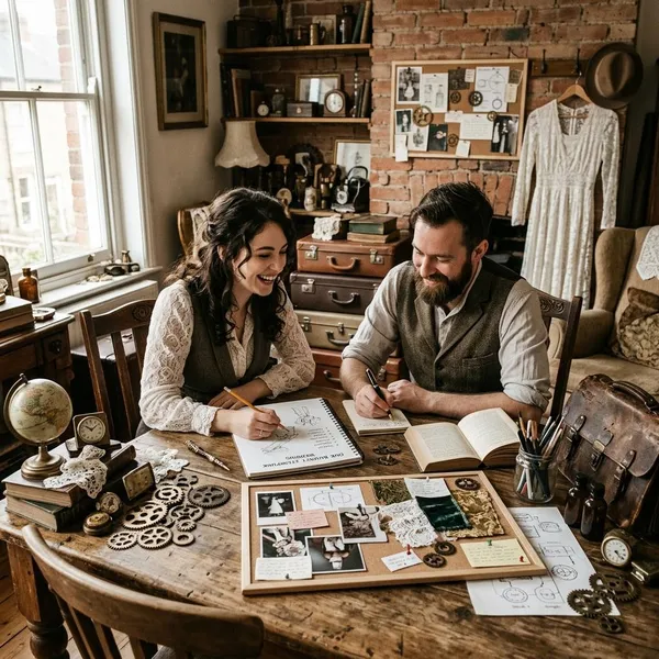 Steampunk wedding activities and entertainment