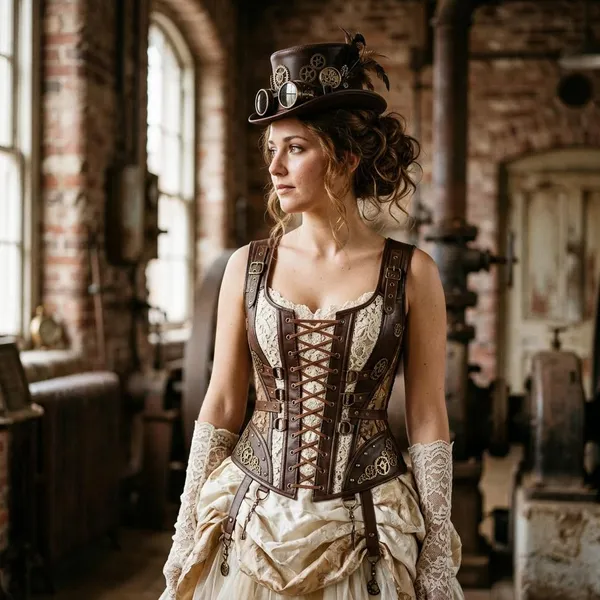 steampunk wedding dress