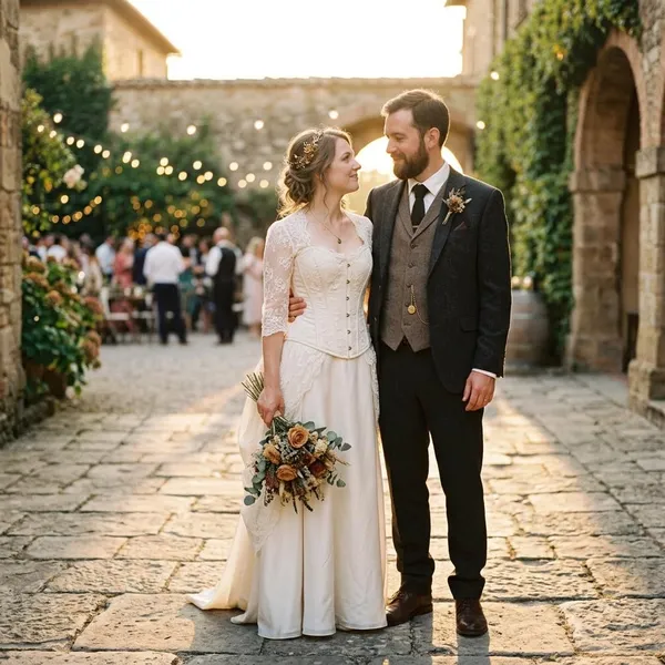 Accessories for a steampunk bridal look