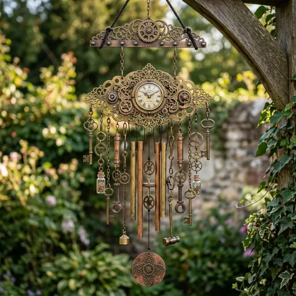steampunk wind chimes